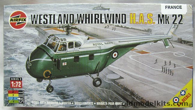 Airfix 1/72 US Marines Sikorsky HRS-1 or Westland Whirlwind HAS Mk22, 02056 plastic model kit